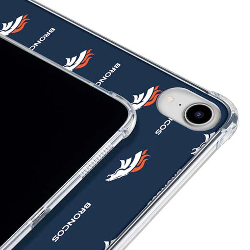 NFL Denver Broncos Blitz Series iPad 11th Gen (2025) Clear Case