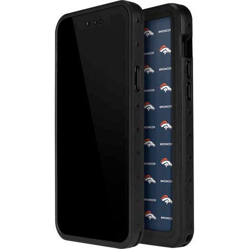 NFL Denver Broncos Blitz Series iPhone 15 Plus Waterproof Case