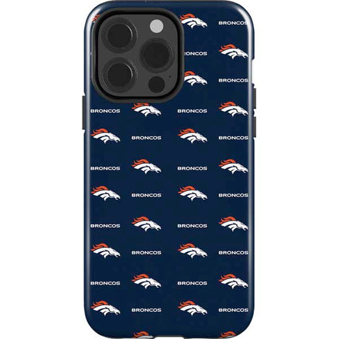 NFL Denver Broncos Blitz Series iPhone 15 Pro Impact Case