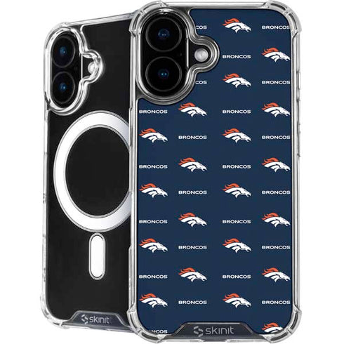 NFL Denver Broncos Blitz Series iPhone 16 MagSafe Case