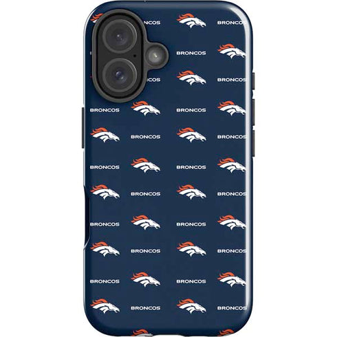 NFL Denver Broncos Blitz Series iPhone 16 Plus Impact Case