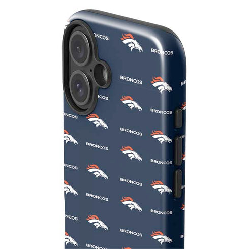 NFL Denver Broncos Blitz Series iPhone 16 Plus Impact Case
