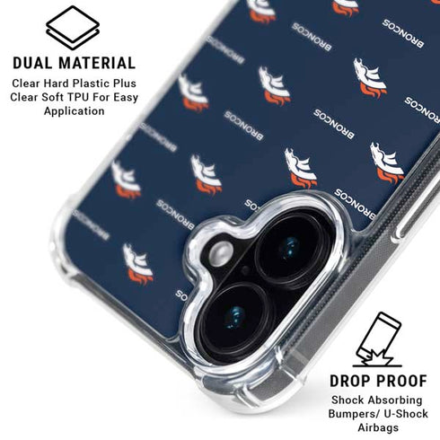 NFL Denver Broncos Blitz Series iPhone 16 Plus MagSafe Case