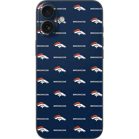 NFL Denver Broncos Blitz Series iPhone 16 Plus Skin