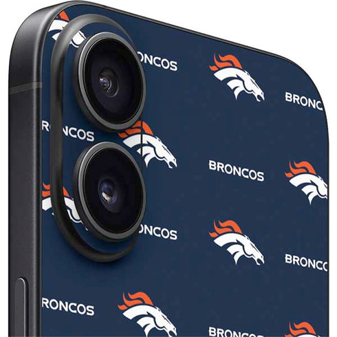 NFL Denver Broncos Blitz Series iPhone 16 Plus Skin