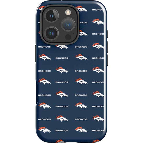 NFL Denver Broncos Blitz Series iPhone 16 Pro Impact Case