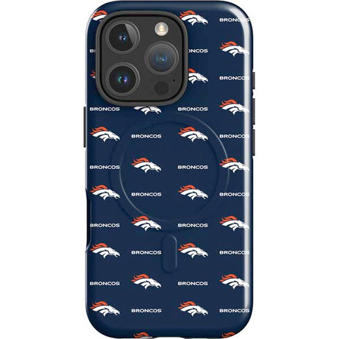 NFL Denver Broncos Blitz Series iPhone 16 Pro Magsafe Impact Case