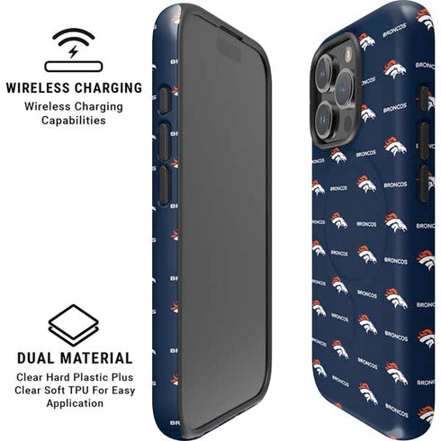 NFL Denver Broncos Blitz Series iPhone 16 Pro Max Magsafe Impact Case