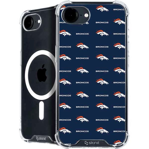 NFL Denver Broncos Blitz Series iPhone 16e MagSafe Case