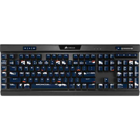 NFL Denver Broncos Blitz Series K95 RGB PLATINUM Mechanical Gaming Keyboard Skin