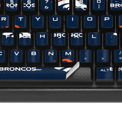 NFL Denver Broncos Blitz Series K95 RGB PLATINUM Mechanical Gaming Keyboard Skin