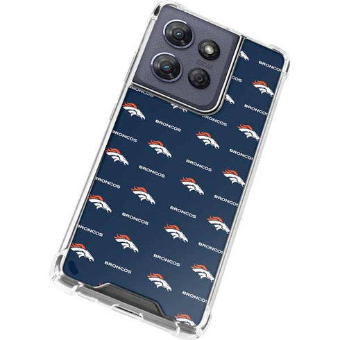 NFL Denver Broncos Blitz Series Moto G Power 5G (2025) Clear Case