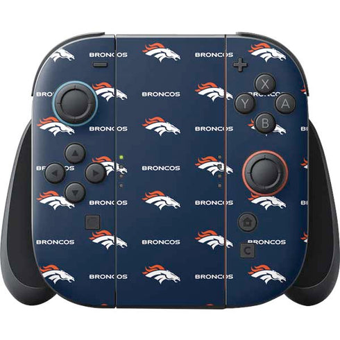 NFL Denver Broncos Blitz Series Nintendo Switch 2 (2025) Joy-Con Controller Skin