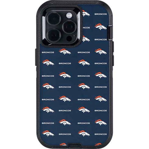 NFL Denver Broncos Blitz Series Otterbox Defender iPhone Skin
