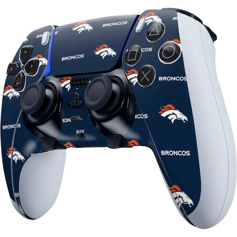 NFL Denver Broncos Blitz Series PS5 DualSense Edge Pro Controller Skin