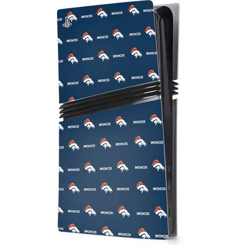 NFL Denver Broncos Blitz Series PS5 Pro Console Skin