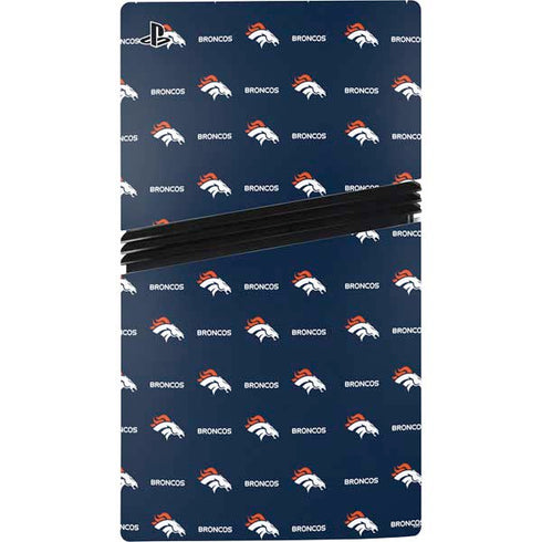 NFL Denver Broncos Blitz Series PS5 Pro Disk Console Skin