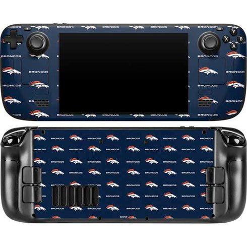 NFL Denver Broncos Blitz Series Steam Deck Handheld Gaming Computer OLED Skin
