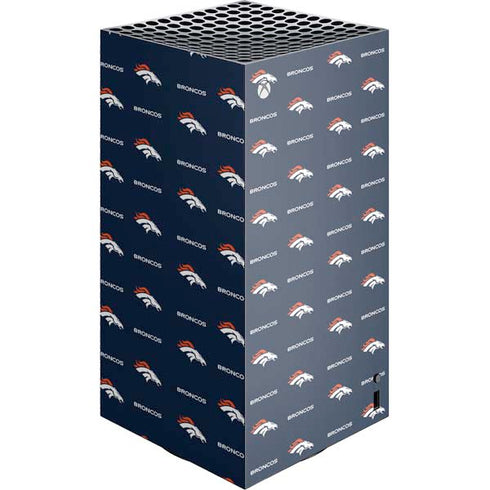 NFL Denver Broncos Blitz Series XBox Series X Digital Edition Console Skin