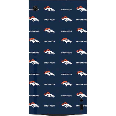 NFL Denver Broncos Blitz Series XBox Series X Digital Edition Console Skin