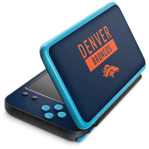 NFL Denver Broncos Blue Performance Series Nintendo Skins