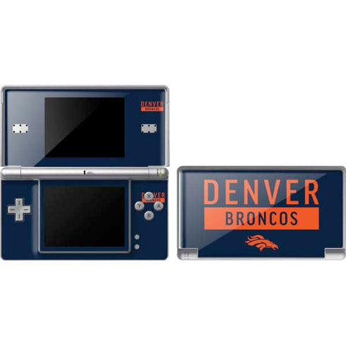 NFL Denver Broncos Blue Performance Series Nintendo Skins