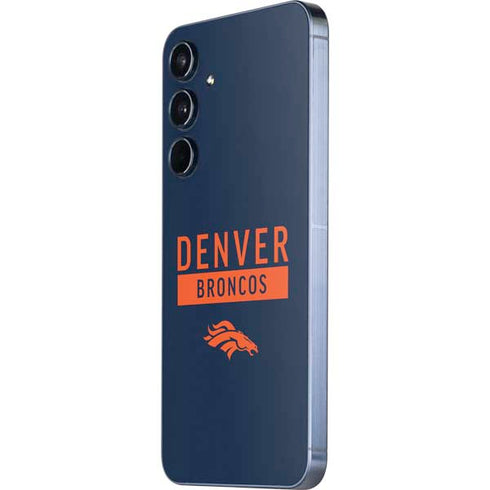 NFL Denver Broncos Blue Performance Series Galaxy A35 5G Skin