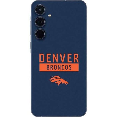 NFL Denver Broncos Blue Performance Series Galaxy A55 5G Skin