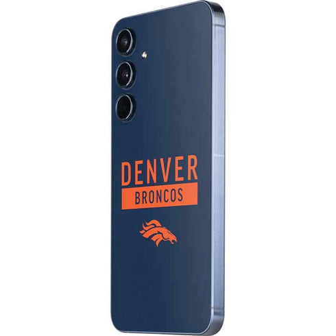 NFL Denver Broncos Blue Performance Series Galaxy A55 5G Skin
