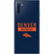 NFL Denver Broncos Blue Performance Series Galaxy Note 10 Plus Skin