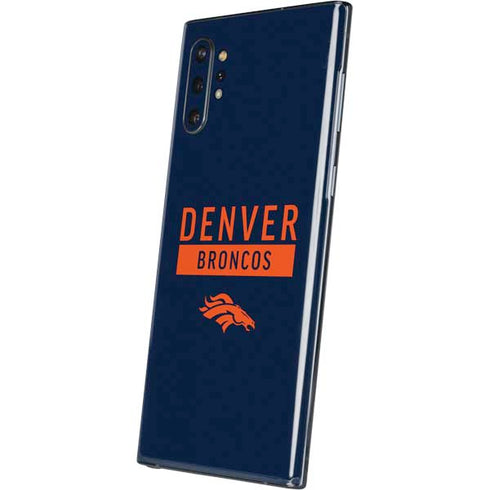 NFL Denver Broncos Blue Performance Series Galaxy Note 10 Plus Skin