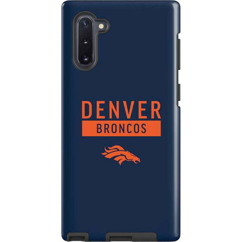 NFL Denver Broncos Blue Performance Series Galaxy Cases