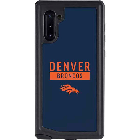 NFL Denver Broncos Blue Performance Series Galaxy Cases