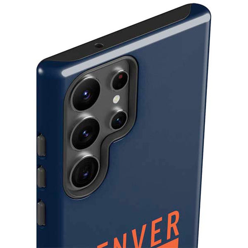 NFL Denver Broncos Blue Performance Series Galaxy S23 Ultra Pro Case