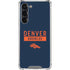 NFL Denver Broncos Blue Performance Series Galaxy S24 FE Clear Case