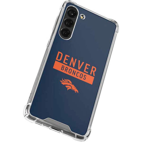 NFL Denver Broncos Blue Performance Series Galaxy S24 FE Clear Case