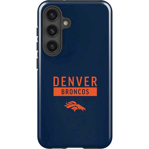 NFL Denver Broncos Blue Performance Series Galaxy S25 Impact Case