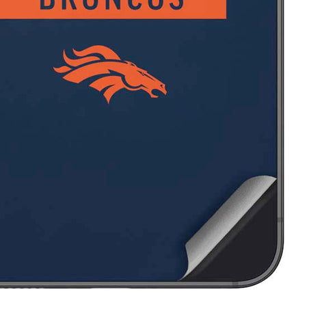 NFL Denver Broncos Blue Performance Series Galaxy S24 Skin