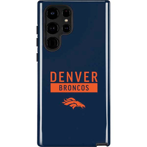 NFL Denver Broncos Blue Performance Series Galaxy Cases