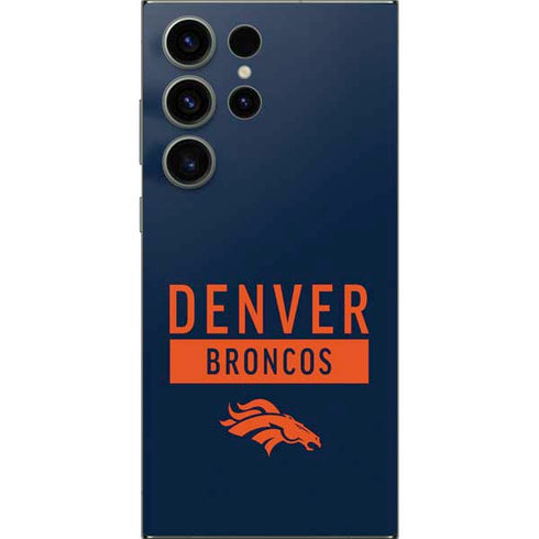 NFL Denver Broncos Blue Performance Series Galaxy S25 Ultra Skin
