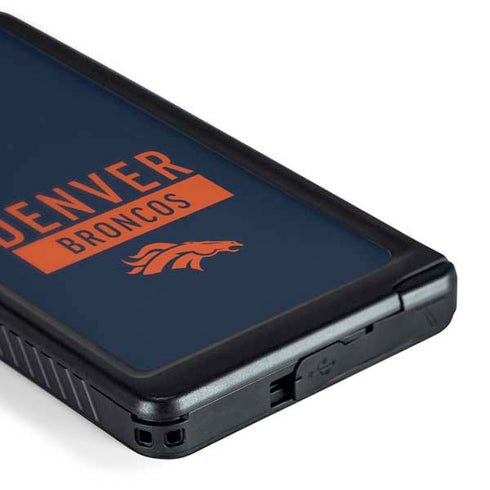 NFL Denver Broncos Blue Performance Series Galaxy S24 Ultra Waterproof Case