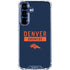 NFL Denver Broncos Blue Performance Series Galaxy S25 Clear Case
