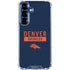 NFL Denver Broncos Blue Performance Series Galaxy S25 Plus Clear Case