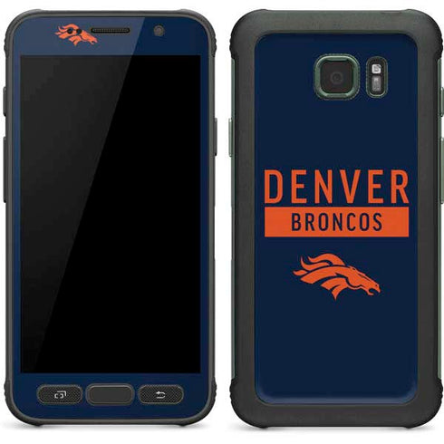 NFL Denver Broncos Blue Performance Series Galaxy S7 Active Skin
