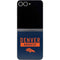 NFL Denver Broncos Blue Performance Series Galaxy Z Flip6 Skin