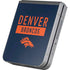 NFL Denver Broncos Blue Performance Series Galaxy Z Flip6 Skin