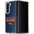 NFL Denver Broncos Blue Performance Series Galaxy Z Fold5 5G Clear Case