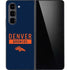 NFL Denver Broncos Blue Performance Series Galaxy Z Fold5 5G Skin
