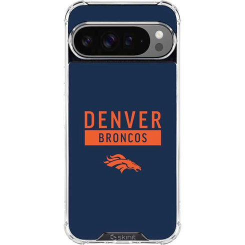 NFL Denver Broncos Blue Performance Series Google Pixel 10 Pro XL Clear Case