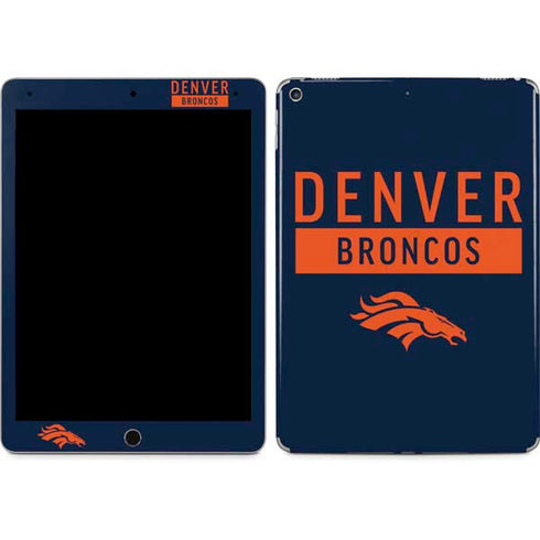 NFL Denver Broncos Blue Performance Series iPad Skins